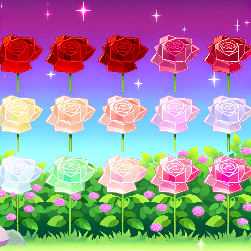 15 Crystal Roses: A Tale of Love 